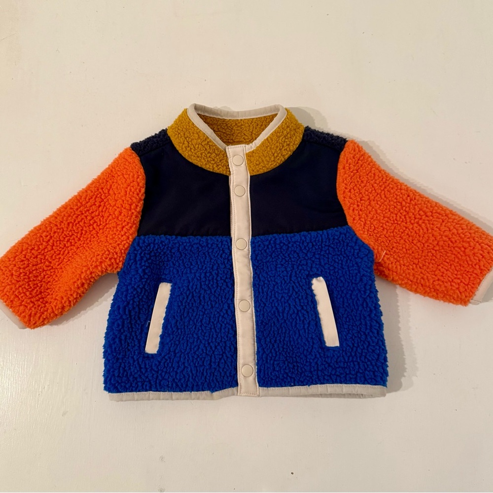 0-3M Old Navy Sherpa Fleece Jacket EUC